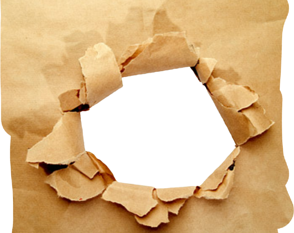 Рамка дырка в бумаге