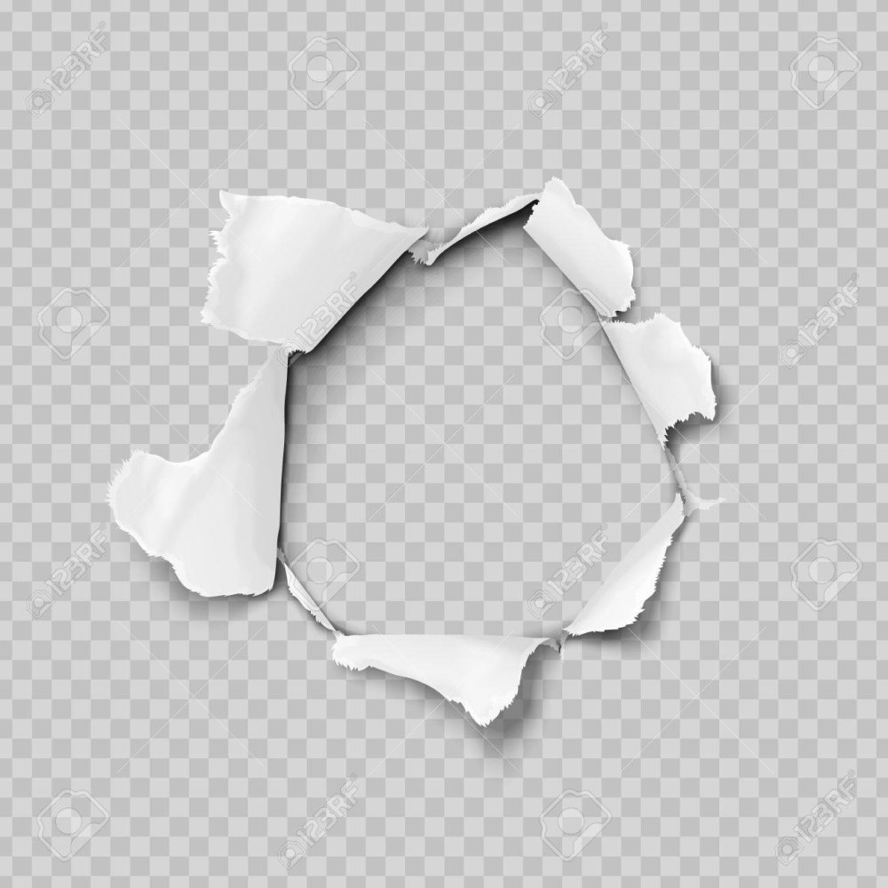 Отверстие в бумаге