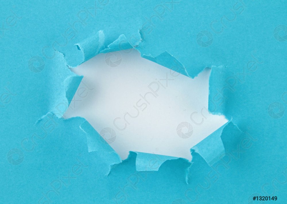 Рваная дыра в бумаге