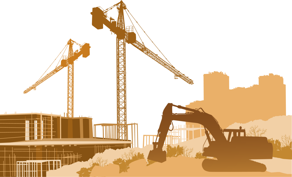 Строительная тематика вектор