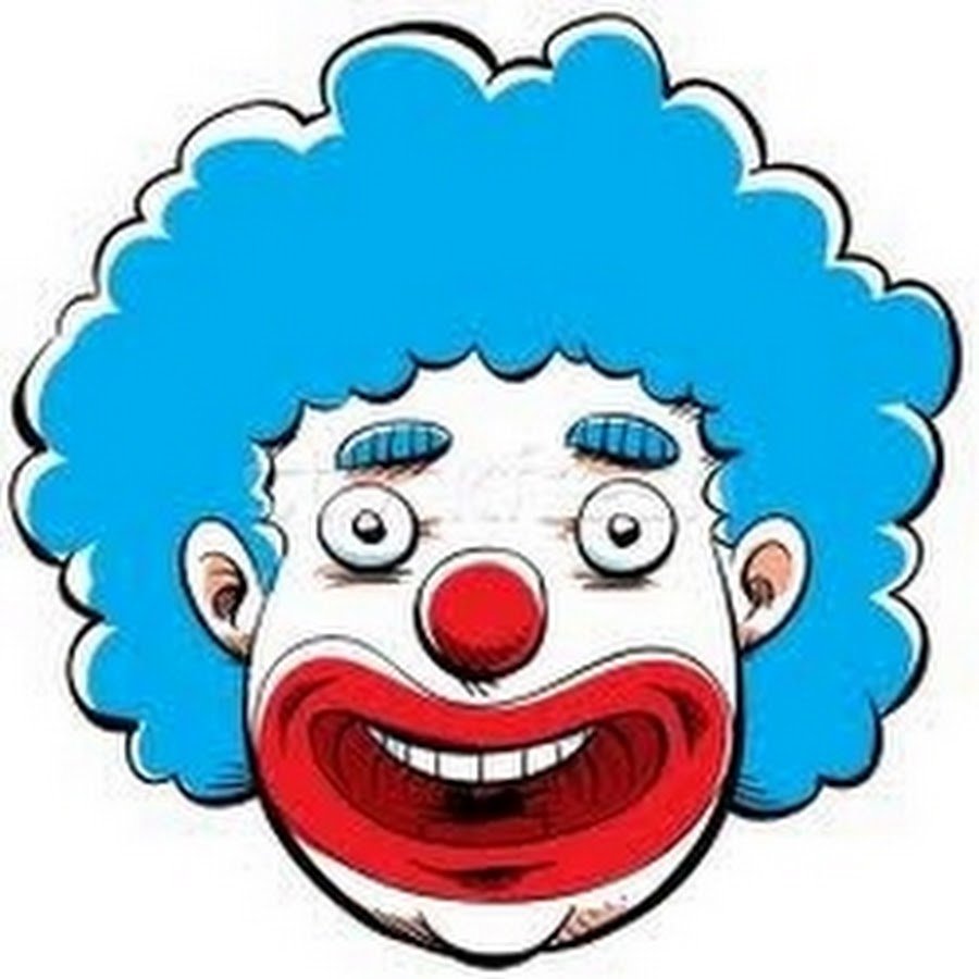 Портрет клоуна без носа