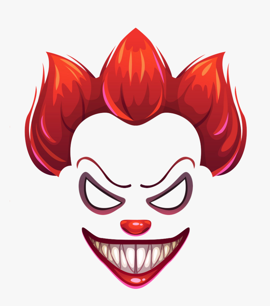 Логотип злой клоун