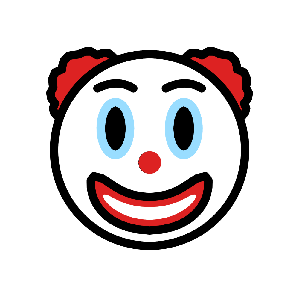 Клоун эмодзи