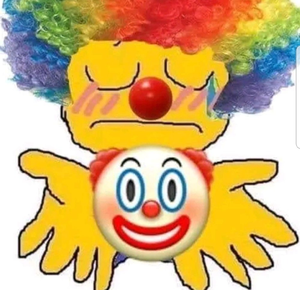 Клоунский смайлик