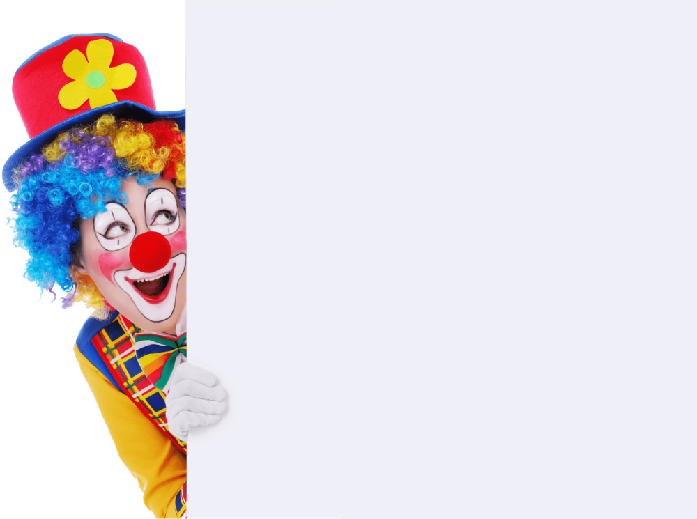 Фоторамка с клоуном