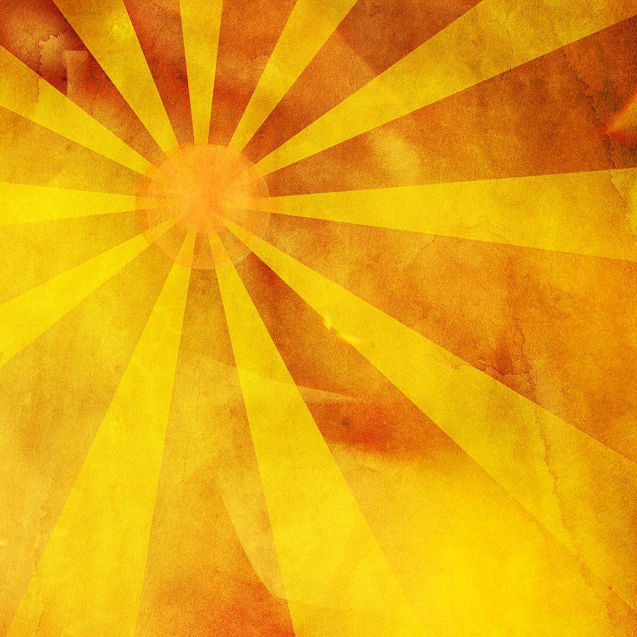 Тату лучи солнца