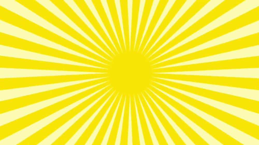 Желтый фон солнце