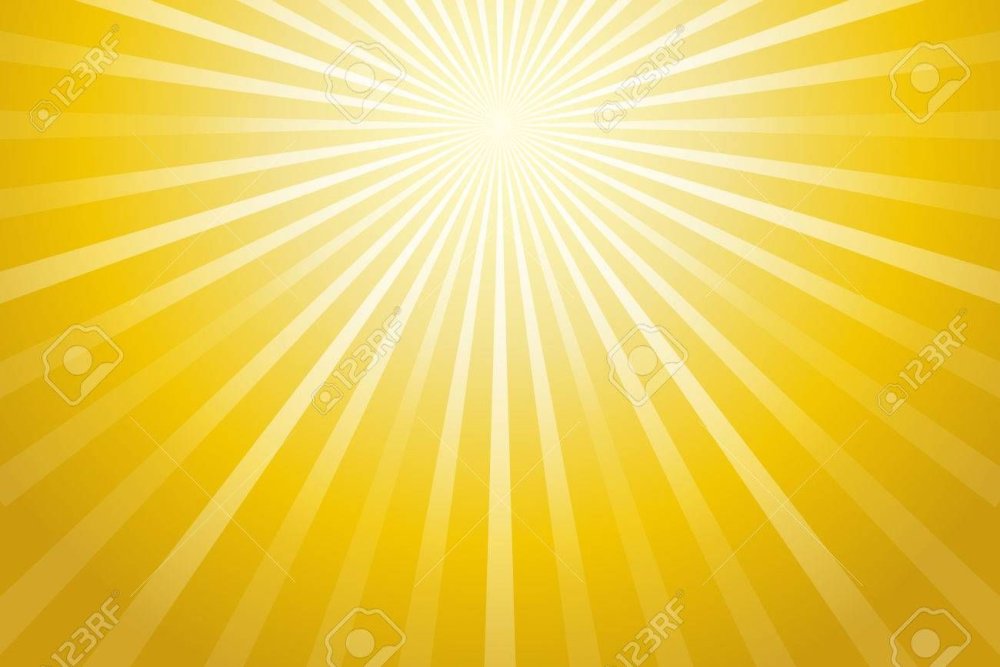 Солнечные лучи на прозрачном фоне