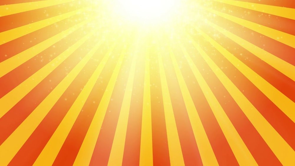 Фон солнце с лучами