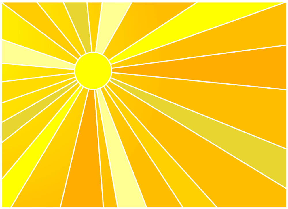 Лучи солнца