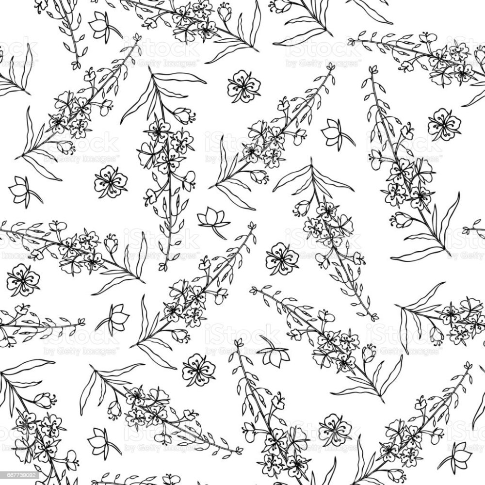 Бесшовный паттерн трава вектор