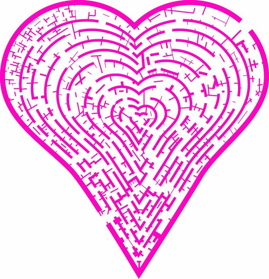 Лабиринт сердечко