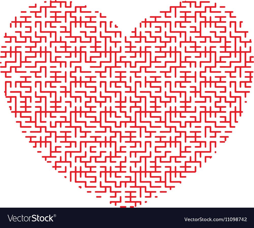 Лабиринт сердечко