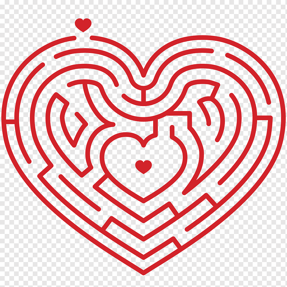 Лабиринт в виде сердца