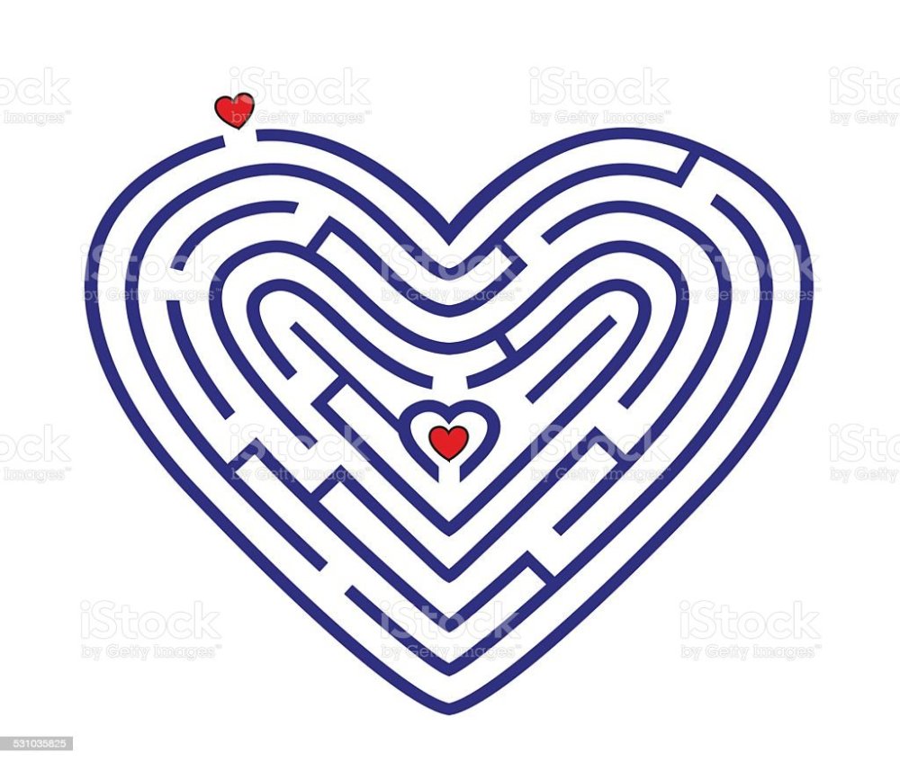 Лабиринт сердечко