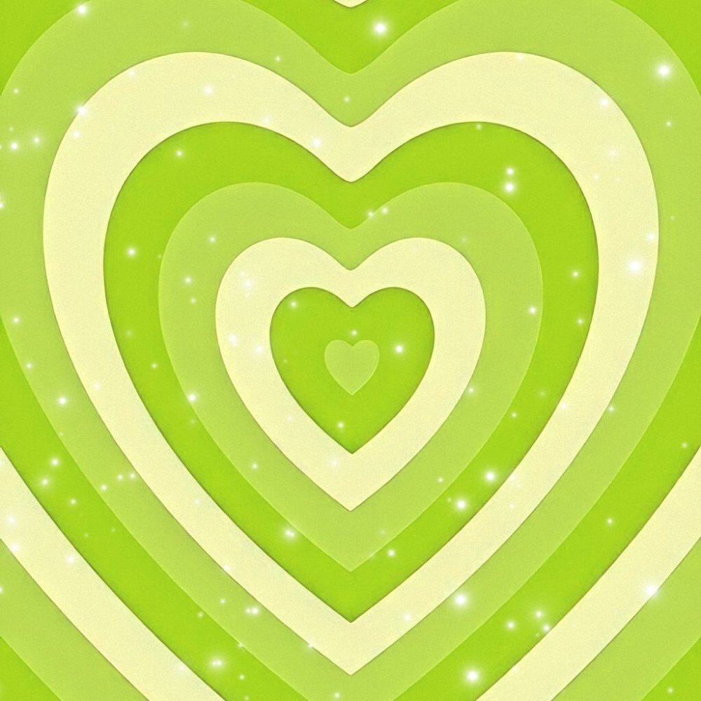 Сердечки (зеленые)