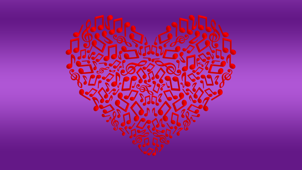 Фон из сердец