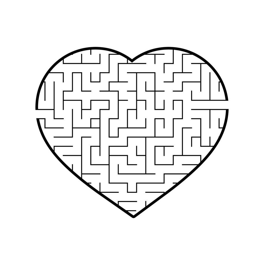 Сложный Лабиринт сердце