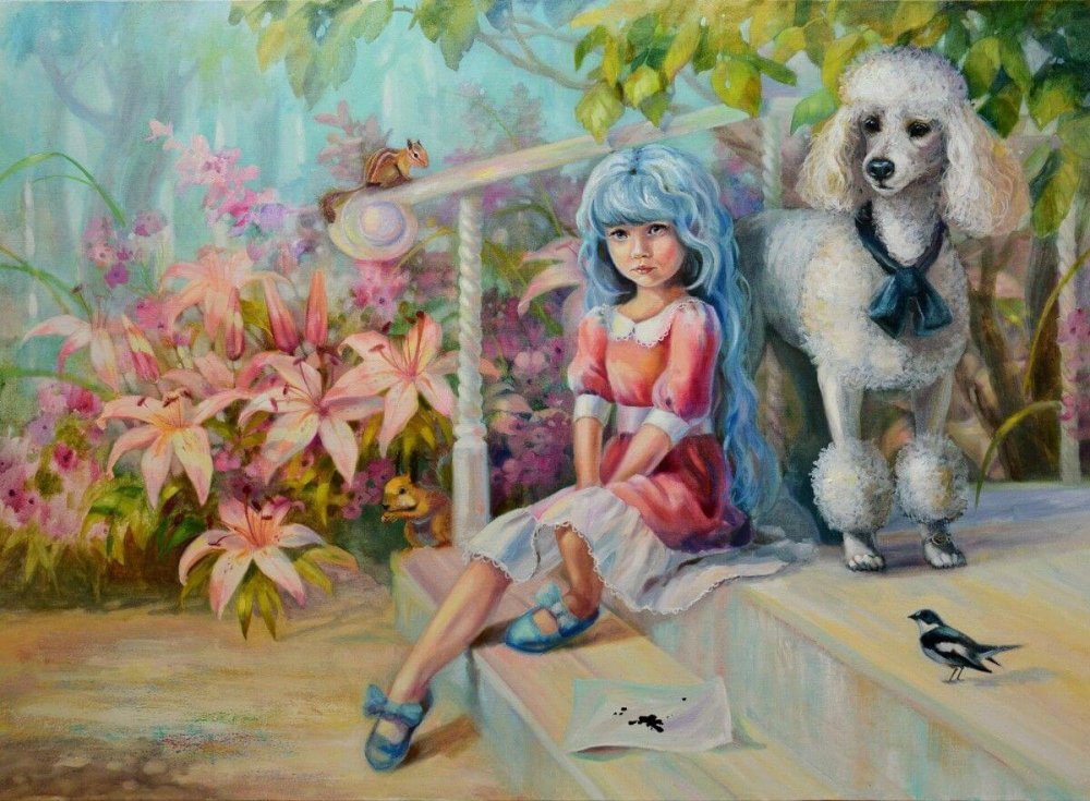 Рамка с героями сказок