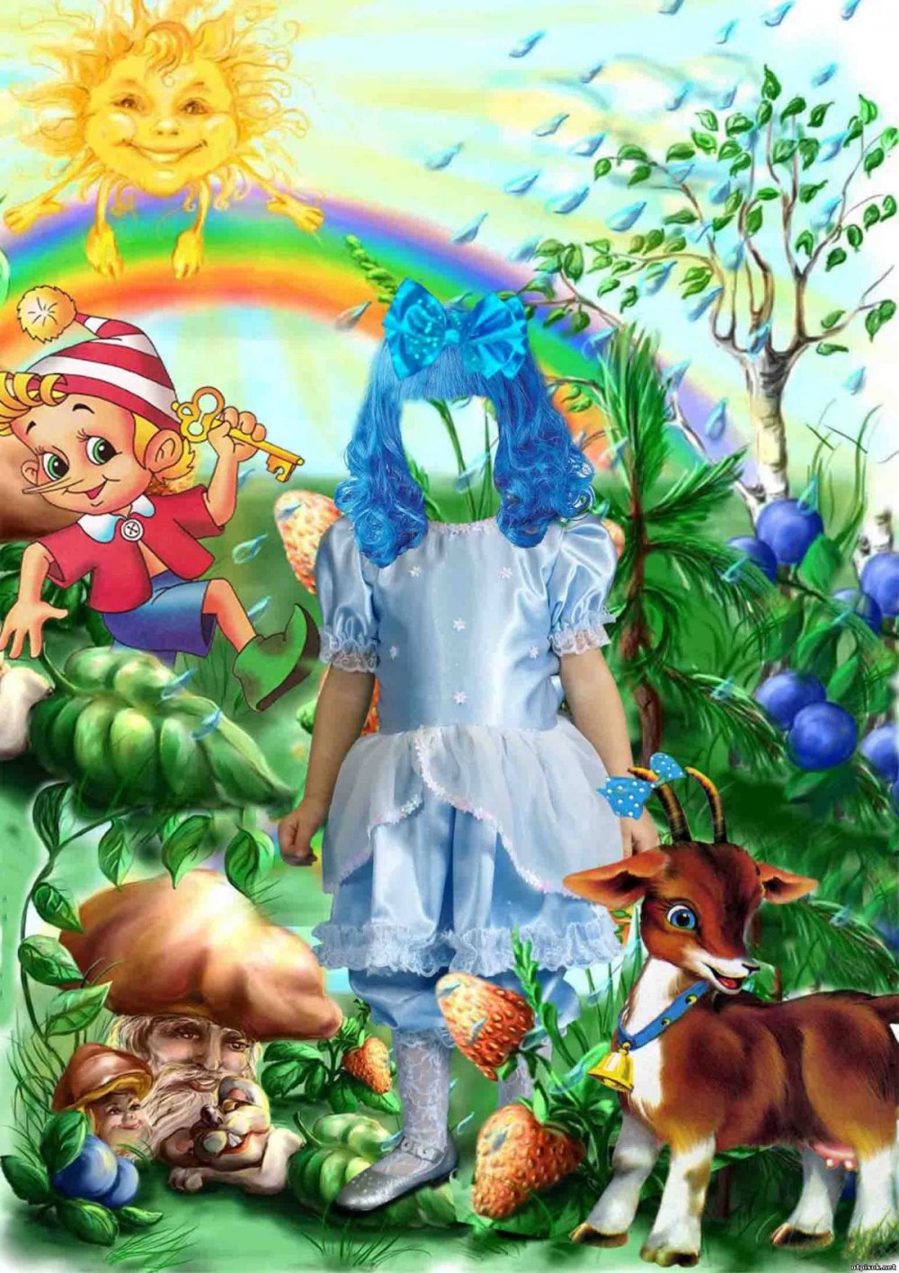 Герои Буратино Мальвина