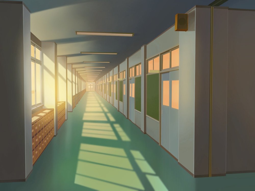 Школьный коридор Южный парк