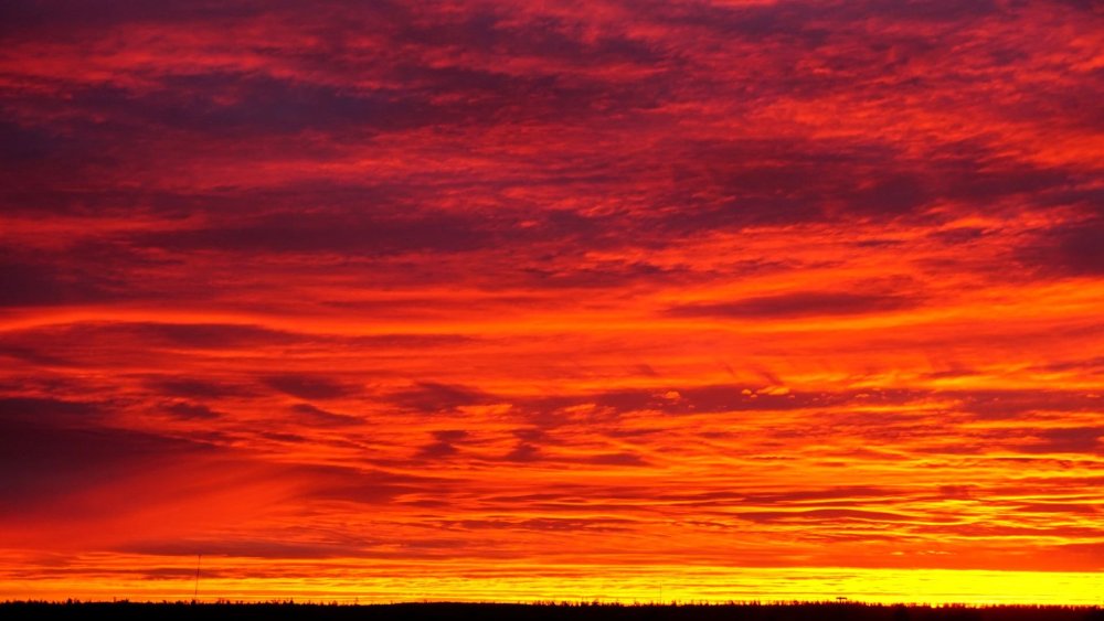 Багровое небо