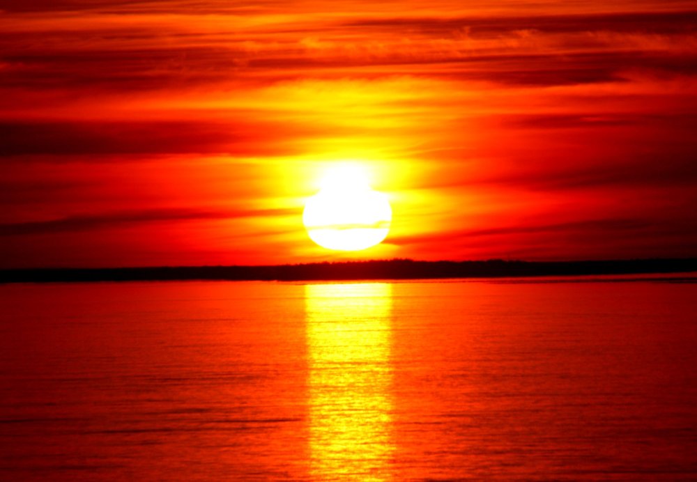 Багряный закат