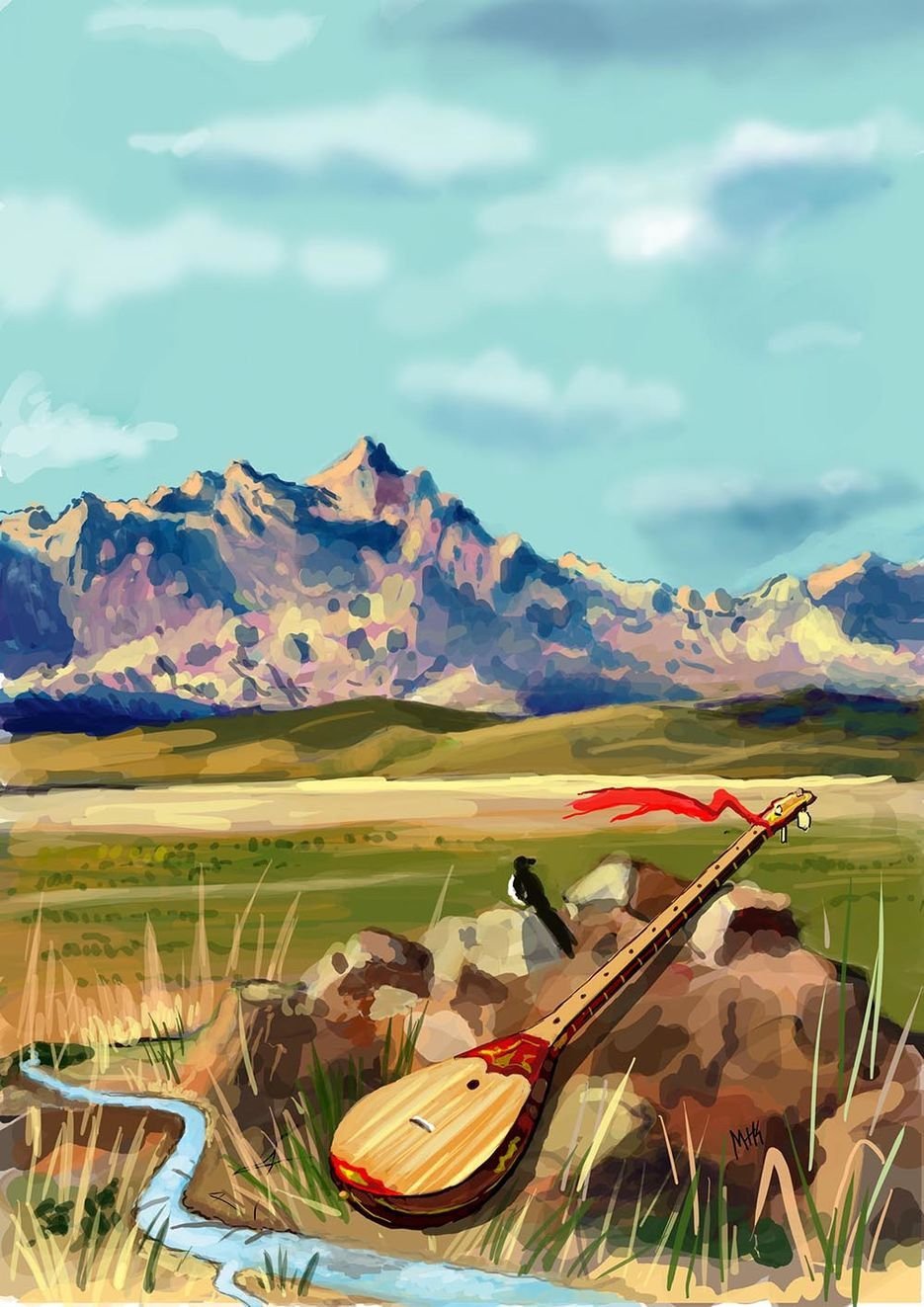 Жайлау рисунок