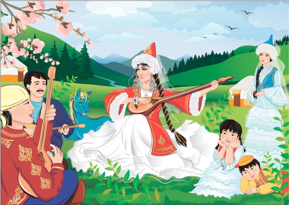 Казахский национальный натюрморт