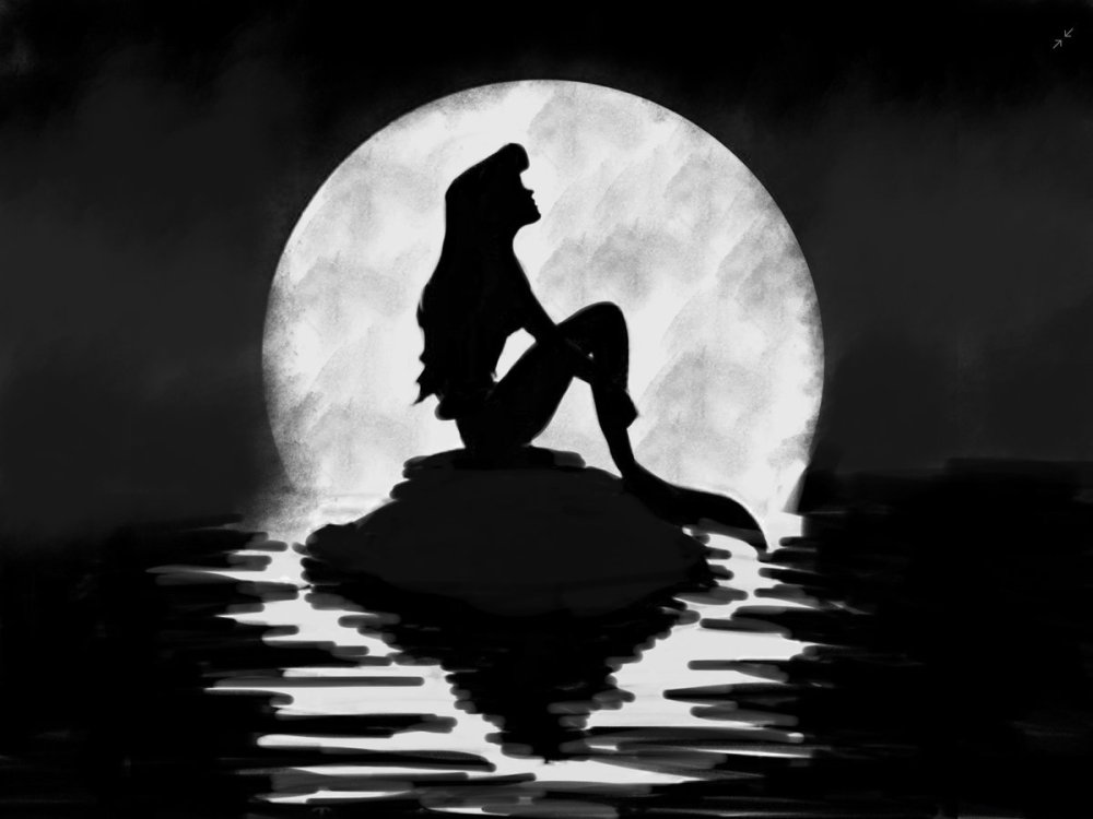 Ночь рисунок