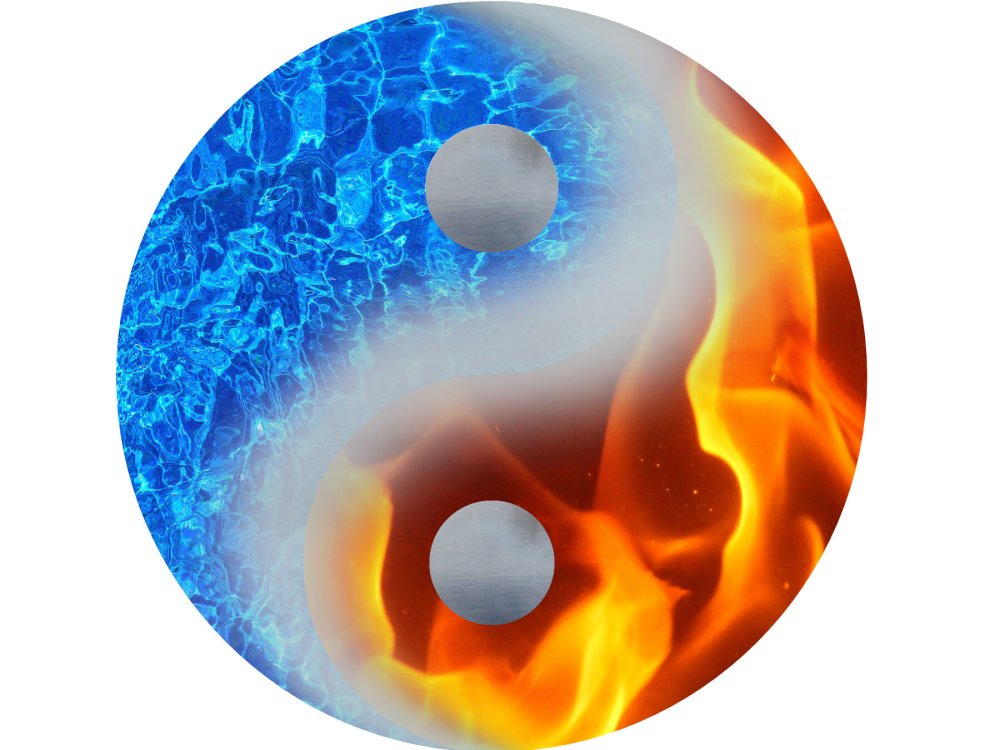 Лава магма Инь Ян