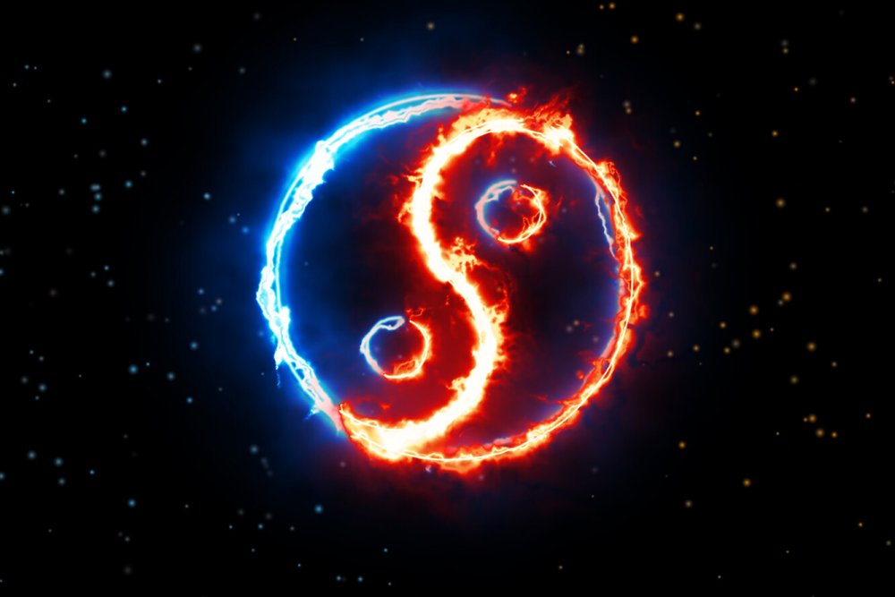 Инь Янь из огня