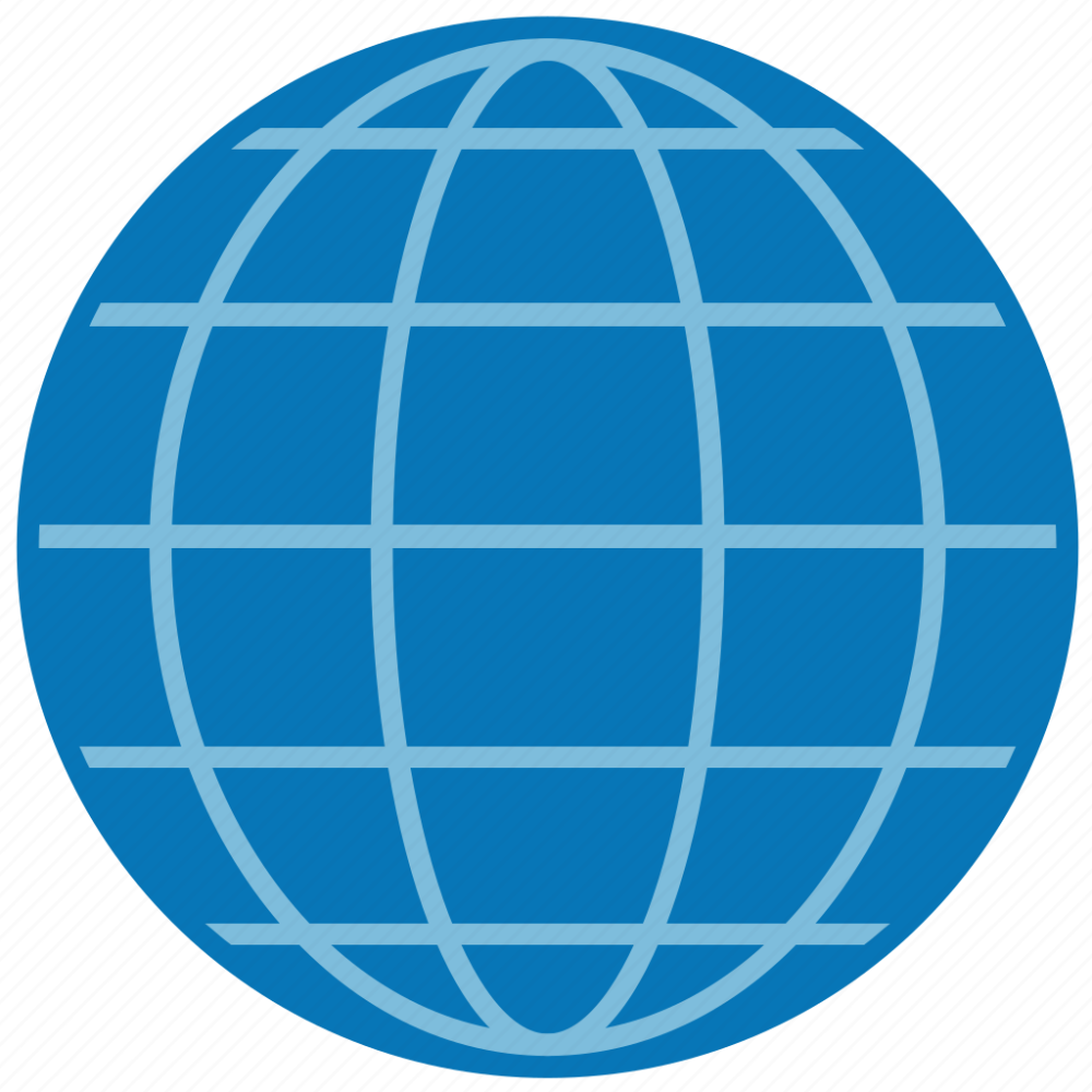 Значок планеты интернет