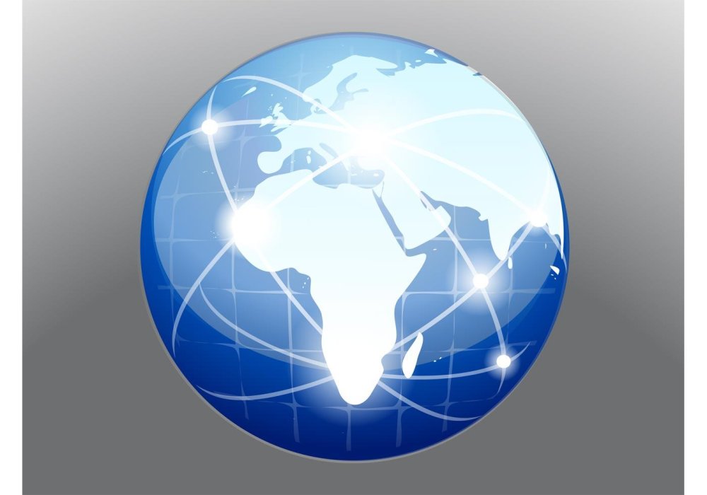 Земной шар логотип