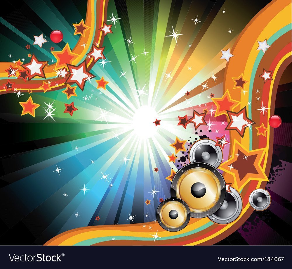 Фон в стиле стиляг