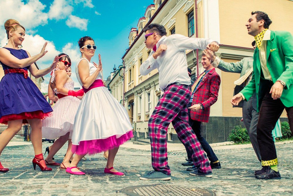 Фон в стиле диско