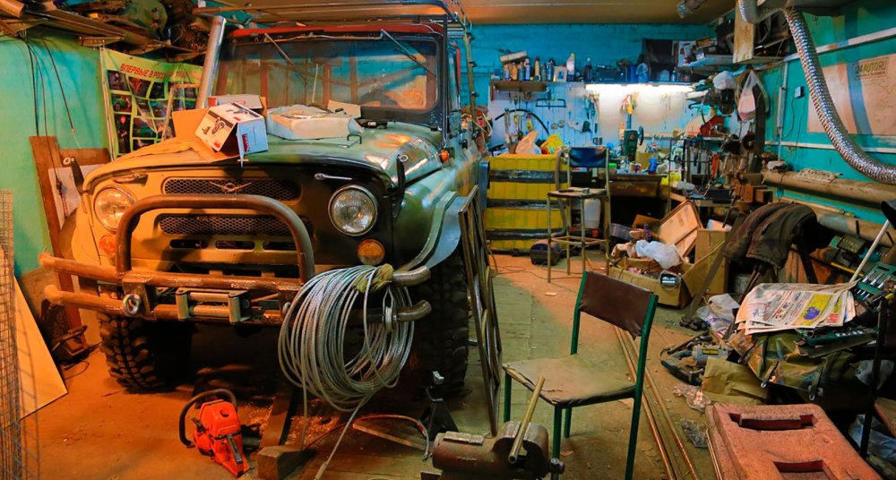 Автомастерская в гараже