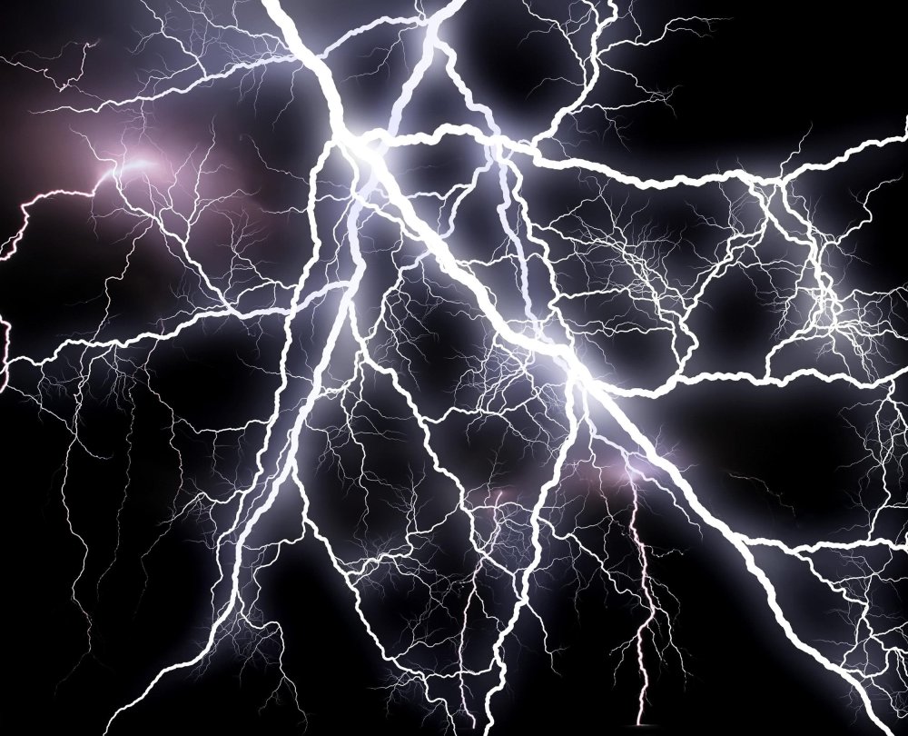 Абстракционная молнии линии одним цветом