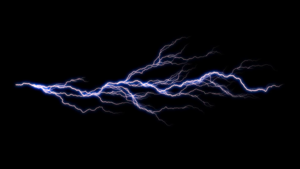 Молния без фона