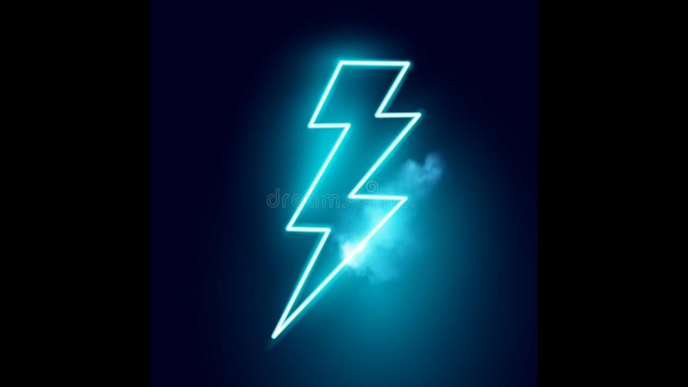 Текстура молнии