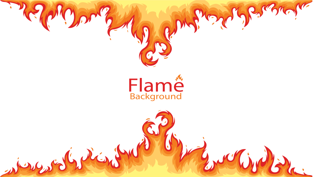 Рамка огонь для фотошопа