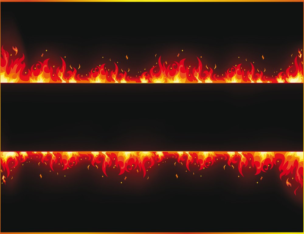 Шапка для ютуба огонь