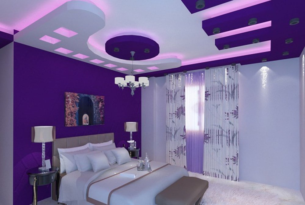 Красивые многоуровневые потолки