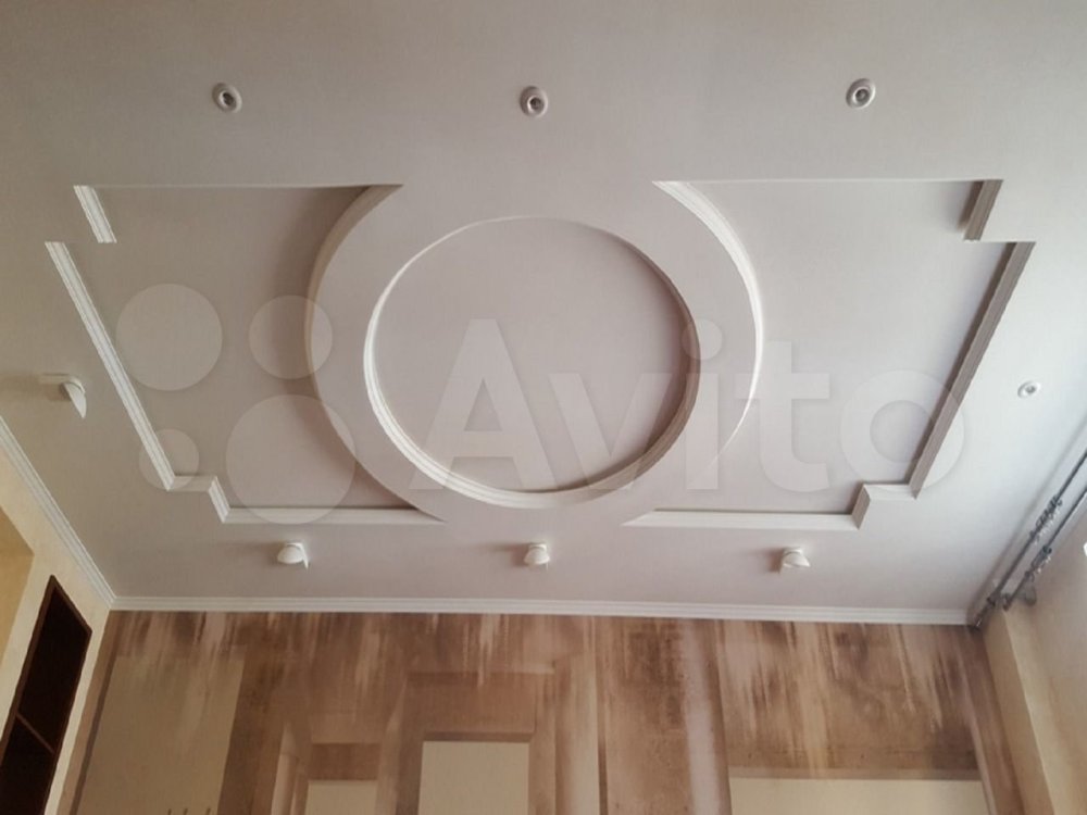 Красивые потолки из гипсокартона для офиса