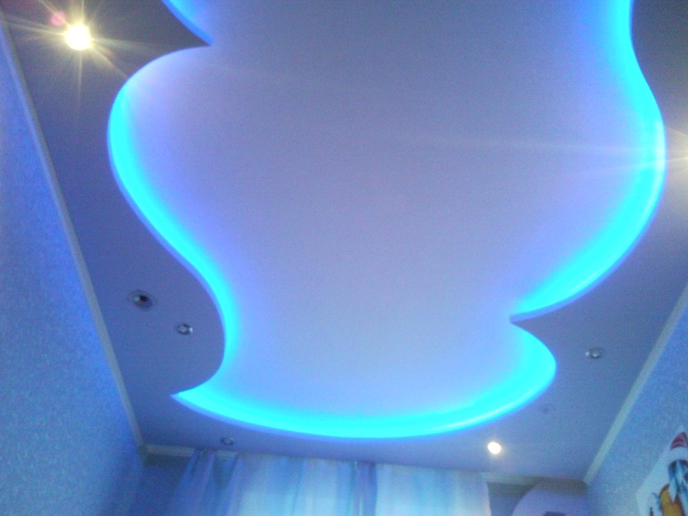 Гипсокартон с обоями готовый