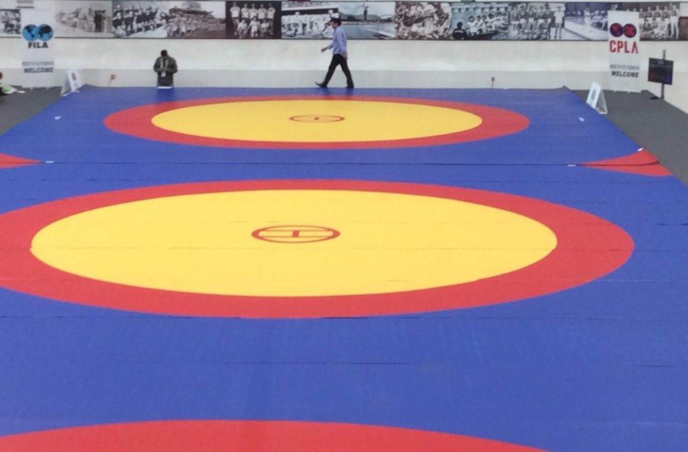 Борцовский ковер олимпиада