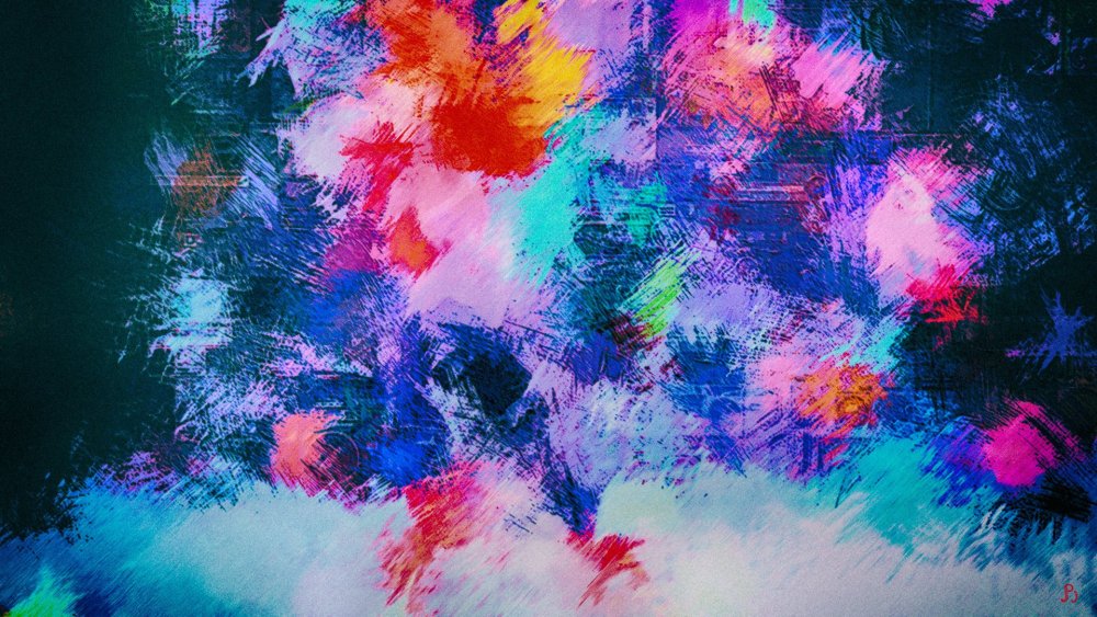 Фон разноцветные пятна