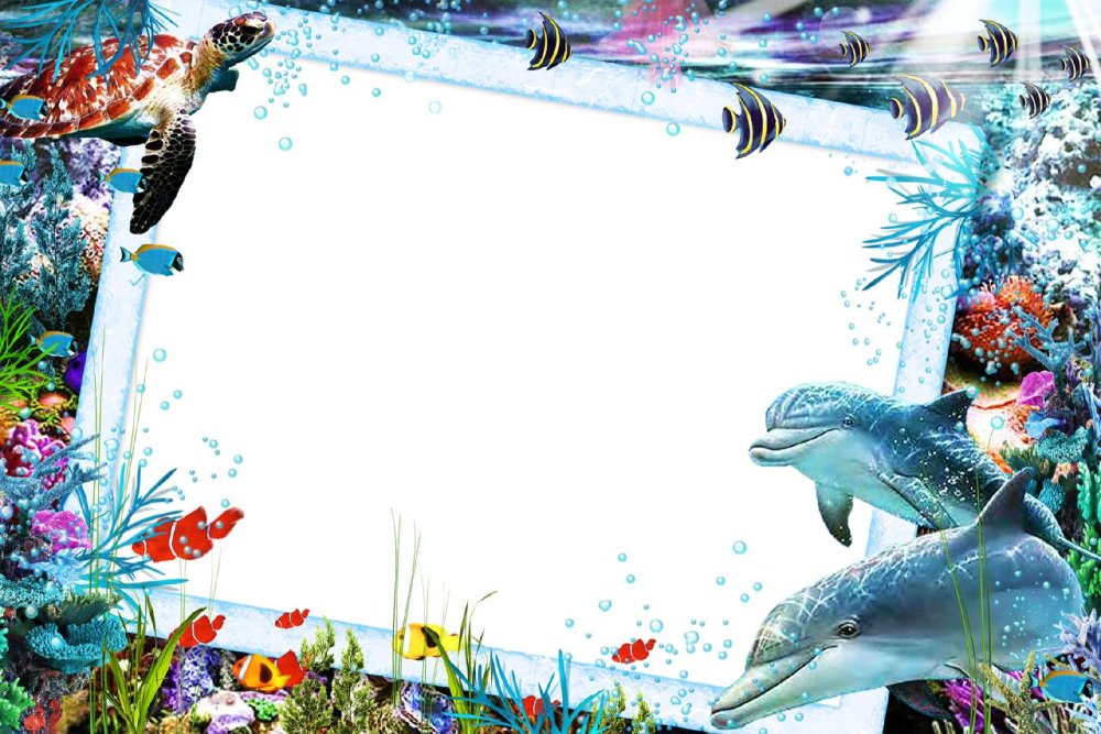 Рамка рыбки