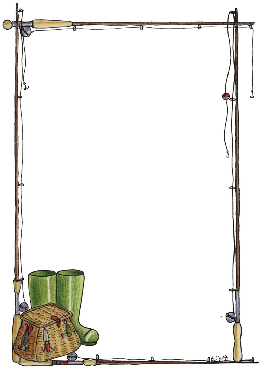 Рамка рыбалка