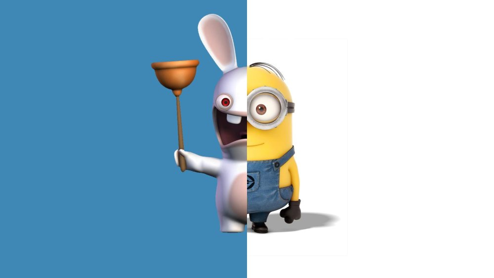 Миньон с телефоном